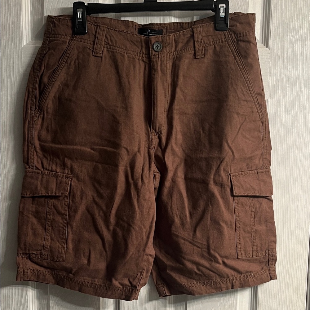 Marc Anthony Dark Brown Cargo Shorts